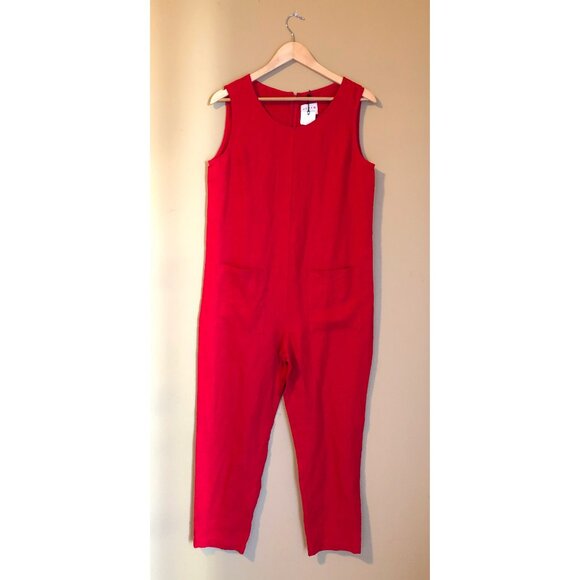 NWT OffOn organic linen overall romper jumpsuit - Picture 2 of 6
